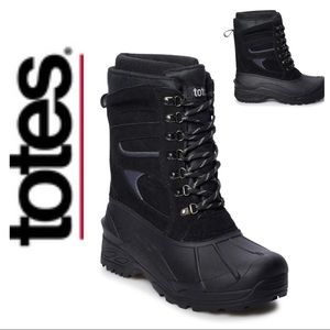 totes dylan men's waterproof winter boots